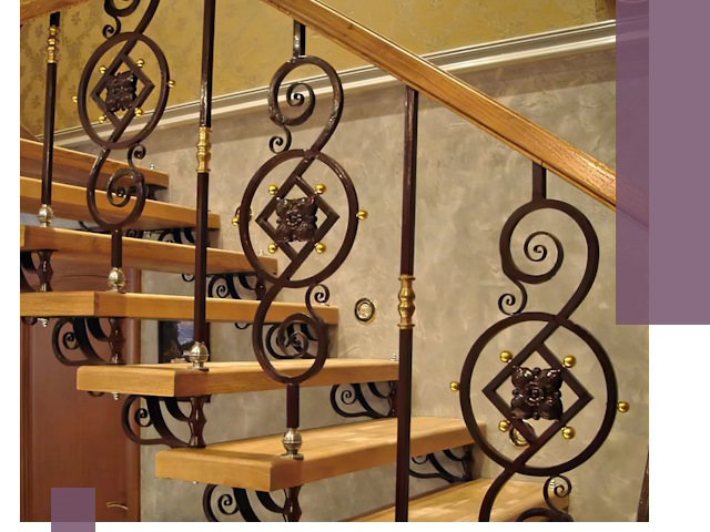 Изготовление кованых лестниц под ключ в Волгодонске