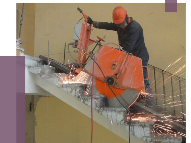 Демонтаж бетонных лестниц в Волгодонске от 4924 руб. за м2 | ПРОЛЁТ-Вгн