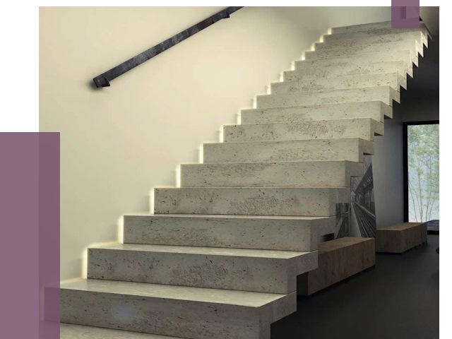 Облицовка бетонных лестниц в Волгодонске от 4924 руб/м2