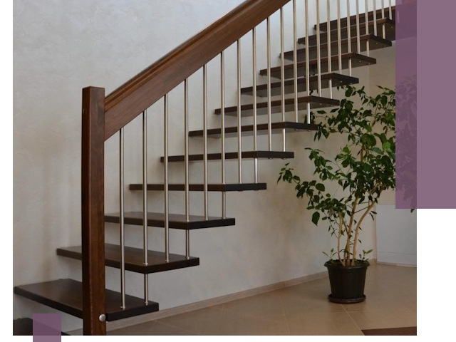 Лестницы на больцах под ключ в Волгодонске – изготовление и монтаж