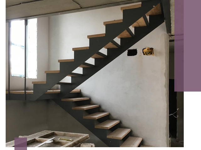 Изготовление лестниц на металлокаркасе в Волгодонске от производителя