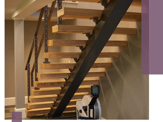 Лестницы на монокосоурах под ключ в Волгодонске - изготовление и монтаж