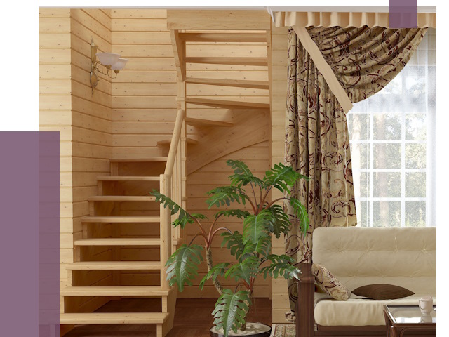 Лестницы для дачи в Волгодонске от 81252 руб.  | ПРОЛЁТ-Вгн