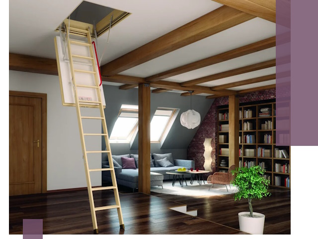 Чердачные лестницы под ключ в Волгодонске: изготовление и монтаж