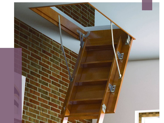 Установка чердачной лестницы в Волгодонске от 8371 руб. | ПРОЛЁТ-Вгн