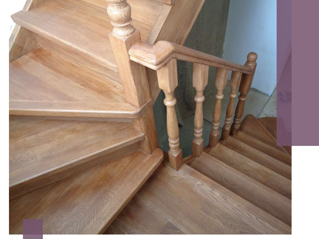 Дубовые лестницы под ключ в Волгодонске: изготовление и монтаж