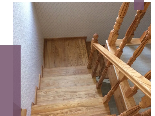 Сосновые лестницы в Волгодонске под ключ от 8645 руб.  | ПРОЛЁТ-Вгн