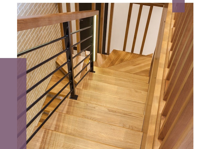 Лестницы из ясеня в Волгодонске под ключ от 10724 руб. 