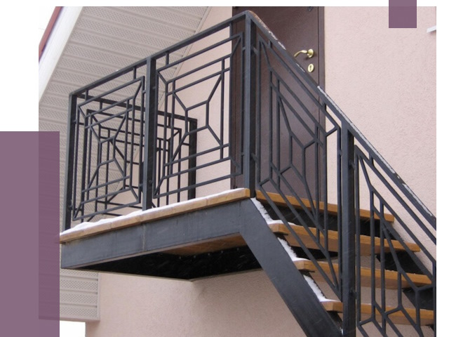 Металлические перила в Волгодонске от 4596 руб.  | ПРОЛЁТ-Вгн