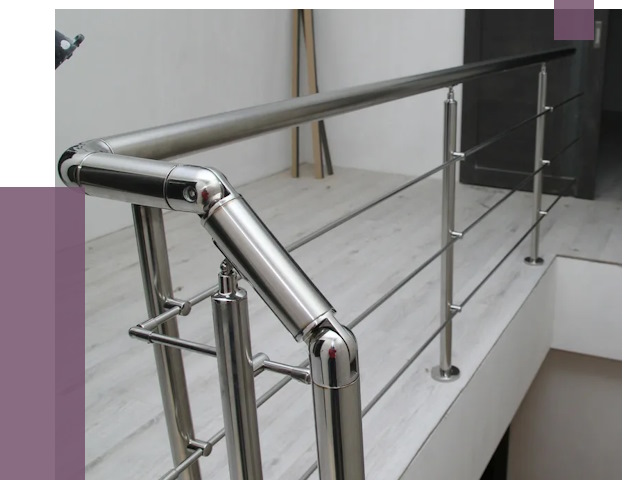 Перила из нержавеющей стали в Волгодонске от 9630 руб. под ключ | ПРОЛЁТ-Вгн