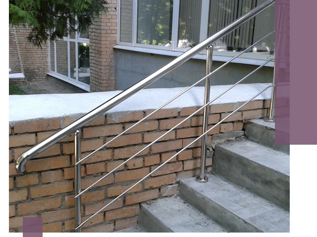 Перила из нержавеющей стали высокого качества в Волгодонске