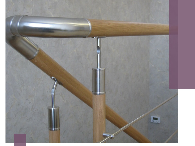 Комбинированные перила на заказ в Волгодонске — монтаж и производство