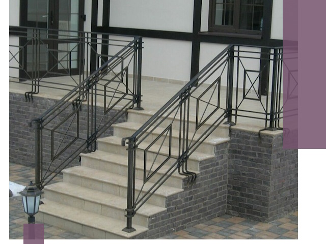 Перила для крыльца в Волгодонске — монтаж, изготовление и установка