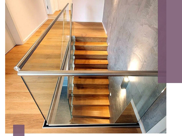 Перила для лестницы в доме — изготовление и монтаж в Волгодонске