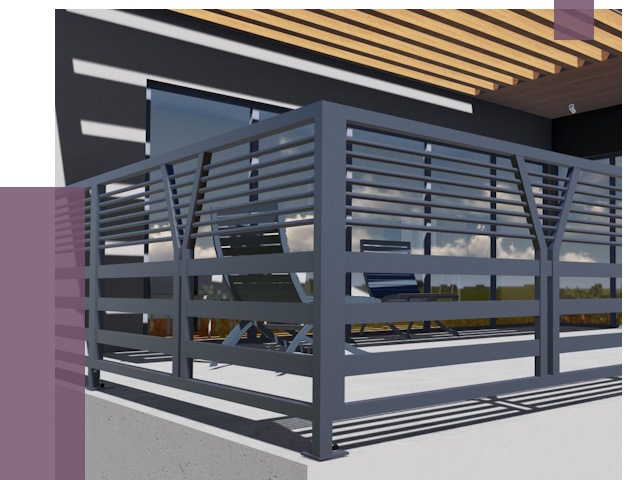 Изготовление балконных ограждений в Волгодонске от 11490 руб. | ПРОЛЁТ-Вгн