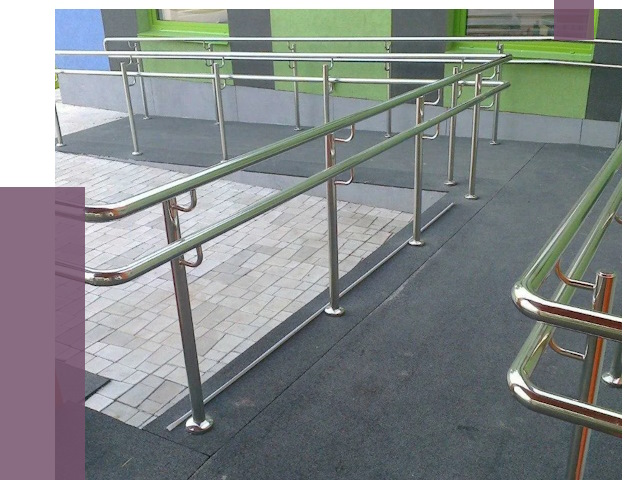 Ограждения пандусов в Волгодонске от 4651 руб. монтаж | ПРОЛЁТ-Вгн