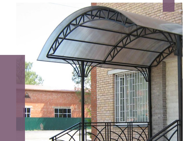 Металлические навесы и козырьки в Волгодонске от 13679 руб.