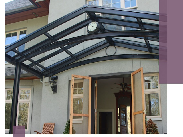 Изготовление и монтаж навесов и козырьков в Волгодонске