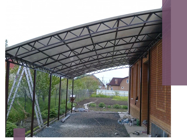 Профессиональный монтаж навесов под ключ в Волгодонске