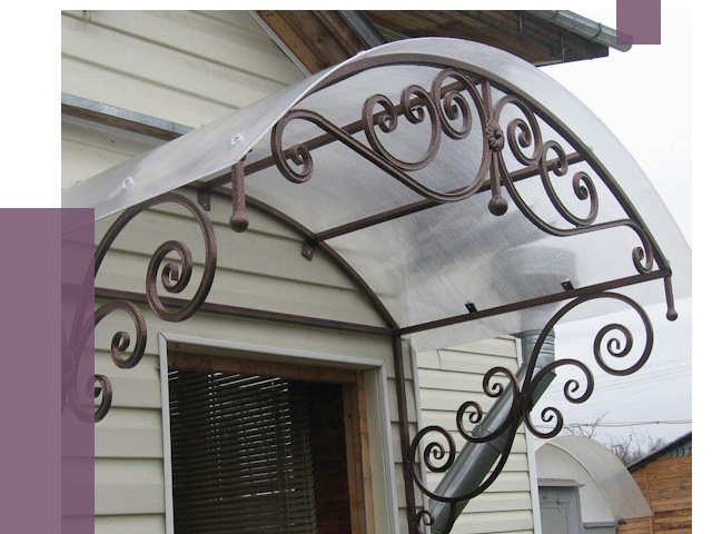 Изготовление козырьков в Волгодонске от 7879 руб. — заказать | ПРОЛЁТ-Вгн