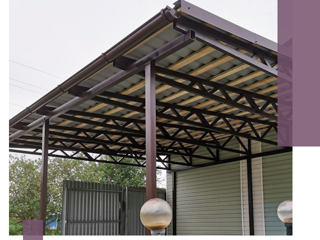 Навесы под ключ в Волгодонске: изготовление, монтаж и гарантия