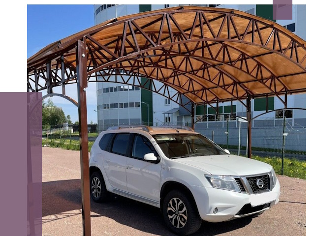 Недорогие навесы в Волгодонске от 45961 руб.  | ПРОЛЁТ-Вгн