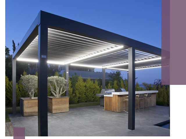 Навесы отдельно стоящие под ключ в Волгодонске из металла и поликарбоната