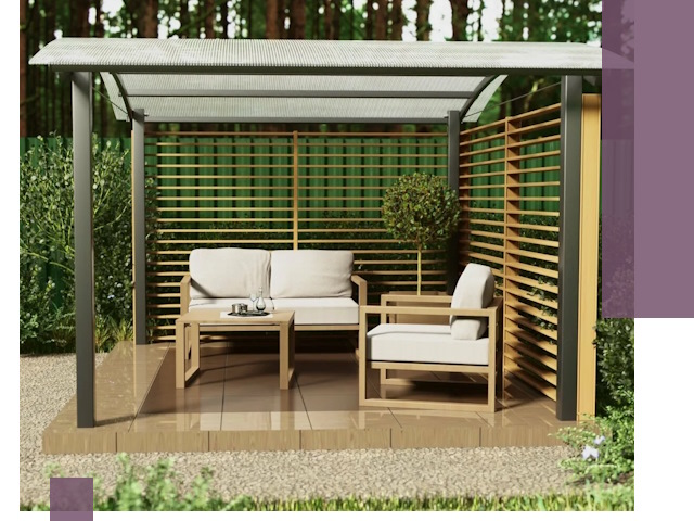 Навесы для дачи в Волгодонске: изготовление, монтаж и демонтаж