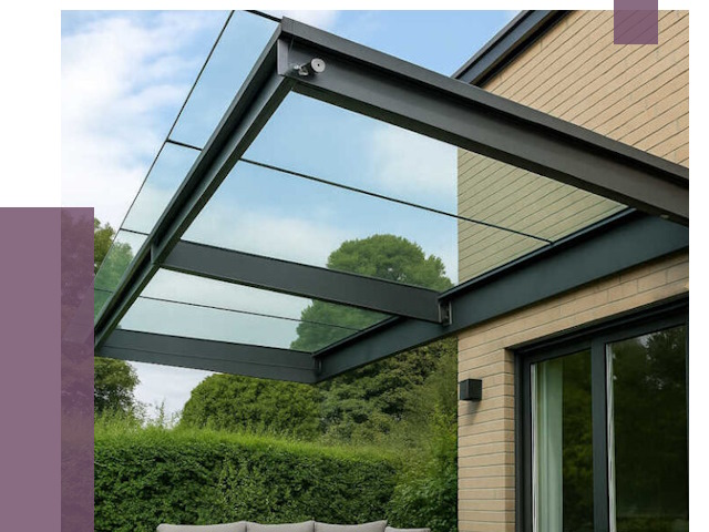 Стеклянные навесы и козырьки в Волгодонске от 13132 руб.