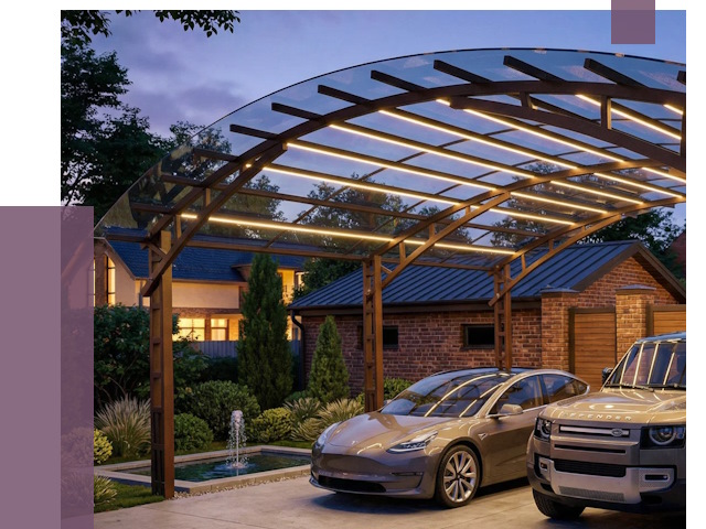 Металлические навесы в Волгодонске от 13569 руб. под ключ — ПРОЛЁТ-Вгн