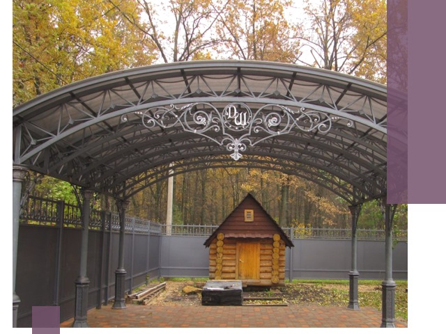 Кованые навесы премиум-класса под заказ в Волгодонске