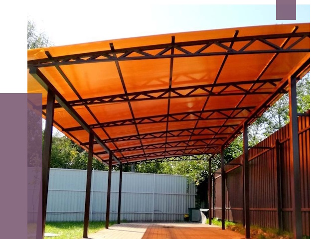 Односкатные навесы под ключ в Волгодонске от 14062 руб. 