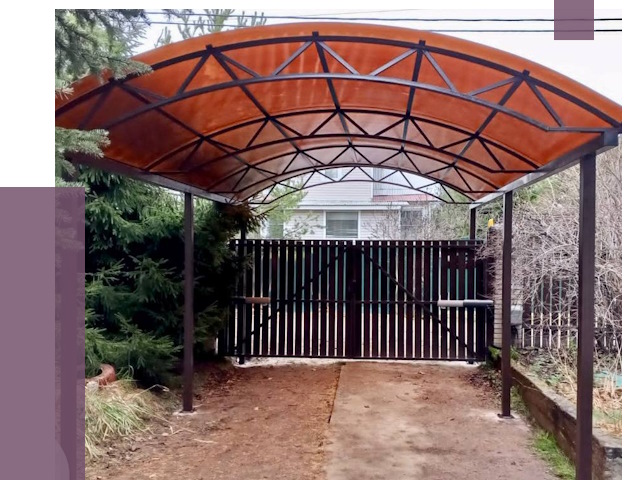 Арочные навесы в Волгодонске от 13624 руб. — изготовление и монтаж | ПРОЛЁТ-Вгн