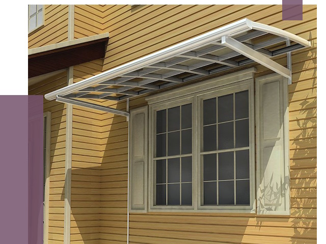 Козырьки над окнами в Волгодонске от 8153 руб. — монтаж, покупки | ПРОЛЁТ-Вгн