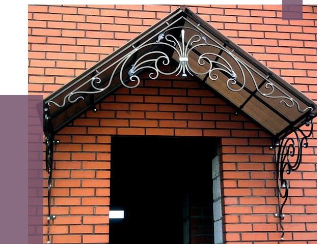 Металлические козырьки в Волгодонске от 11435 руб. 