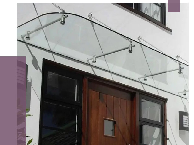 Стеклянные козырьки в Волгодонске от 20245 руб. | ПРОЛЁТ-Вгн