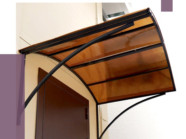 Недорогие козырьки в Волгодонске от 8120 руб.  | ПРОЛЁТ-Вгн