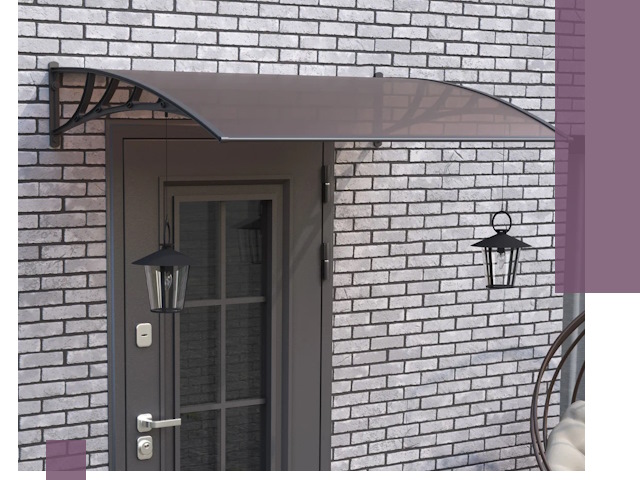 Недорогие козырьки и навесы под ключ в Волгодонске