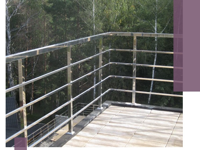 Парапеты из нержавеющей стали в Волгодонске — изготовление и монтаж