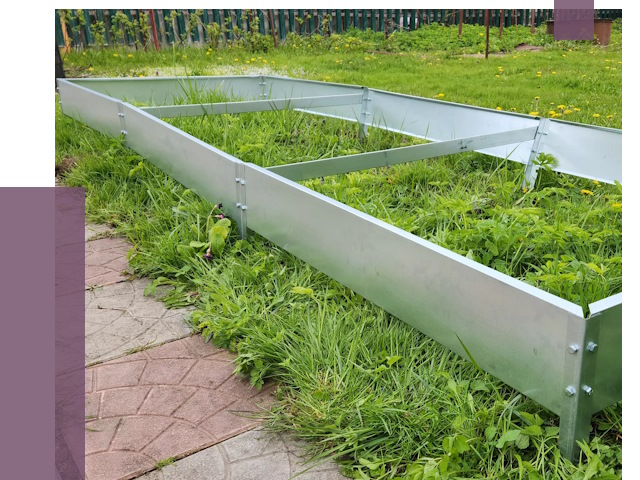 Металлические бордюры для грядок в Волгодонске от 1915 руб. 