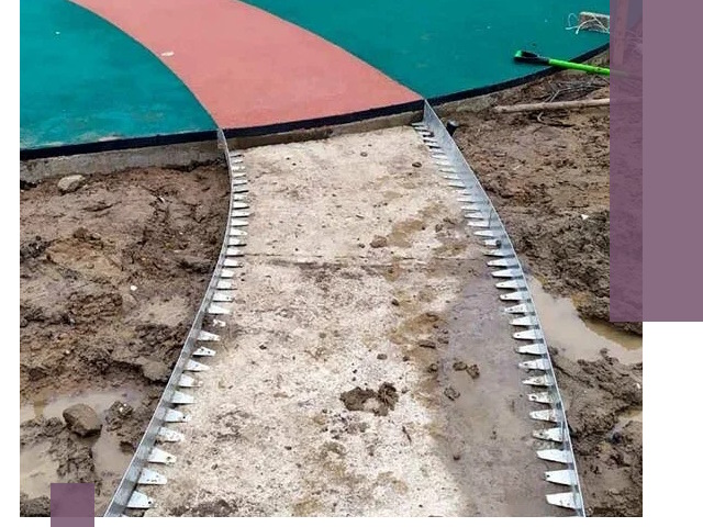 Металлические бордюры для дорожек в Волгодонске — монтаж и изготовление