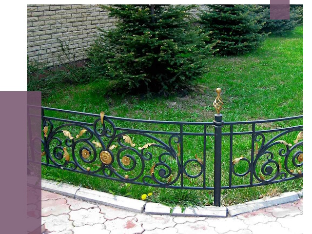 Кованые газонные ограждения в Волгодонске от 8153 руб. — ПРОЛЁТ-Вгн