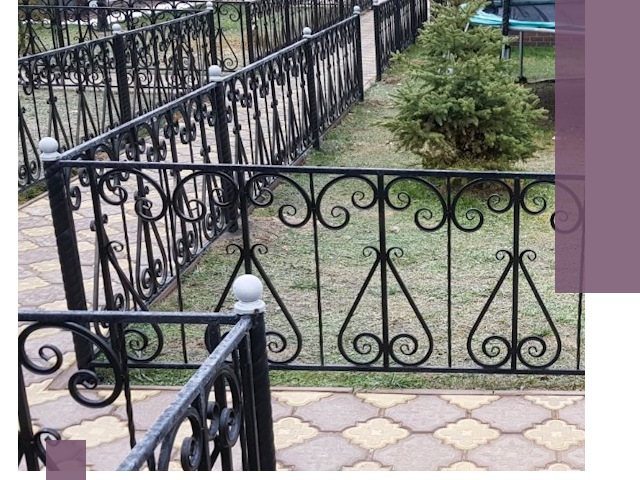 Кованые газонные ограждения под ключ в Волгодонске