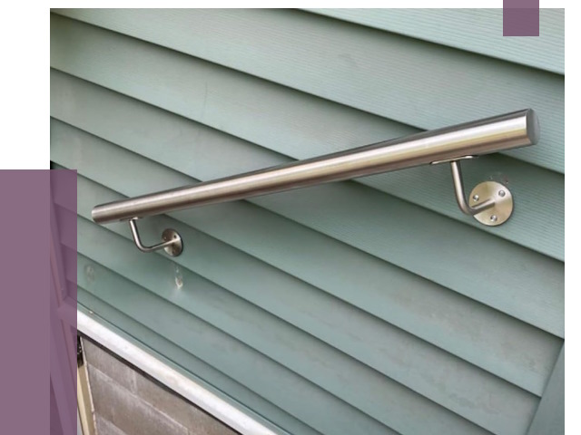 Поручни из нержавеющей стали в Волгодонске от 8207 руб.  | ПРОЛЁТ-Вгн